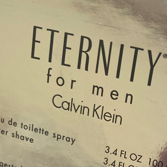 Calvin Klein ETERNITY FOR MEN eat de toilette spray 100 ml / after shave 100 ml - Picture 6 of 8